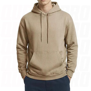Premium Fabric Mens Hoodies Pullover Midweight Fleece Sweatshirt with Kangaroo Pocket Cotton <b>Polyester</b> Custom Logo Hoodie - Product Image 4