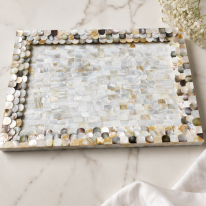 Handcrafted <b>Decorative</b> Wooden Serving Tray| Floral Painted Breakfast Tray Rectangular Display Organizer Home <b>Kitchen</b> Table <b>Decor</b> - Product Image 2