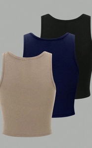 Vêtements Essentiels Quotidiens pour Adolescents – Style Estival Ajusté et Moulant, Parfait pour les Tenues Décontractées, Basiques Mais de Haute Qualité - Product Image 4