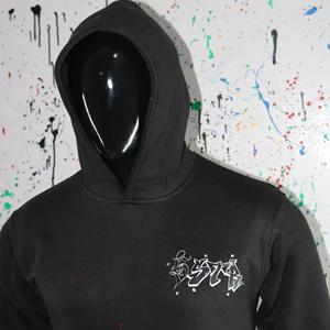 Sweat à capuche personnalisé Finer Threads Winter Black 100% coton vintage coupe classique, impression DTF/DTG/sérigraphie, faible MOQ, DDP - Product Image 4
