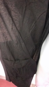 Sudadera con cremallera para mastectomía, con bolsillos de drenaje, para uso hospitalario, suave, con cremallera frontal completa, manga corta, para recuperación, para todas las estaciones - Product Image 3