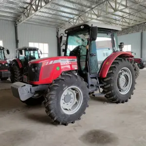 Kullanılan Massey Ferguson çiftlik traktörü 4X4 tekerlek tarım makineleri ekipmanları stokta mevcut ve şimdi ihracat için hazır