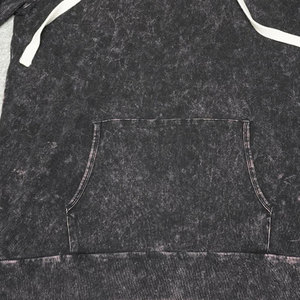 เสื้อฮู้ดดี้ผ้าฝ้ายฟลีซลายย้อมสีแบบแอซิดวอชสำหรับผู้หญิง ดีไซน์ล่าสุดปี 2027  ทันสมัย สามารถสั่งทำพร้อมพิมพ์โลโก้และดีไซน์ได้ - Product Image 2
