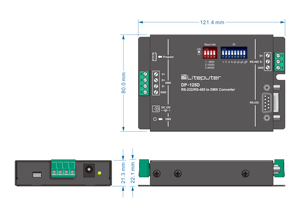 Convertidor Liteputer RS232 RS-485 a DMX512 - Interruptor Manual con 1 Año de Garantía Hecho en Taiwán - Product Image 2