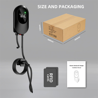Cargador Charger-in A08 7kW 11kW 22kW Tipo 2 para vehículos eléctricos, para uso en apartamentos y comercial, con acceso QR, sin cable, Wallbox AC, CE