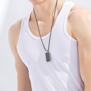 เสื้อกล้ามผ้าฝ้ายคลาสสิกสำหรับผู้ชาย โรงงานผลิตเสื้อผ้าตามสั่ง - Product Image 1