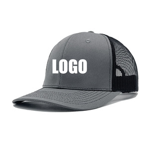 Casquette de baseball personnalisée populaire avec logo imprimé par transfert thermique, en maille, légèrement incurvée, pour l'extérieur, avec décoration déchirée - Product Image 5