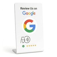 Carte de revue d'avis NFC RFID personnalisée avec code QR – Support intelligent pour avis clients et évaluations d'entreprise