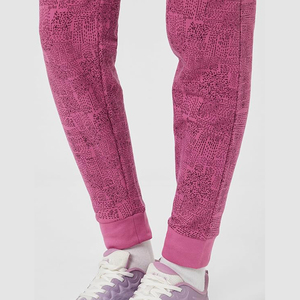 Women Knitted Jogger Pants High Waist Solid Color Drawstring <b>Ankle</b>-Length Casual Autumn Wear Spandex Cotton Blend Breathable - Product Image 5
