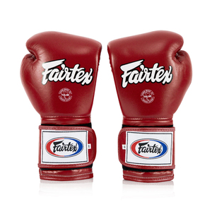 Guantes de Boxeo Fairtex Muay Thai, Nuevo Modelo en Oferta, Cuero Vacuno OEM, Correa Ajustable, Equipo de Entrenamiento y Combate de Muay Thai - Product Image 6