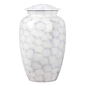 Urna Funeraria de Mármol Blanco Ceniza Personalizada/Urna Funeraria de Metal de Latón para Cremación/Proveedor de Urnas para Cenizas de Adultos/Urna para Mascotas - Product Image 3