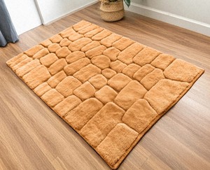 Alfombra Beni Ourain Marroquí 100% Lana, Anudada a Mano, Alfombra Berbera Hecha a Mano, Alfombra Peluda, Tamaño Personalizado - Product Image 4