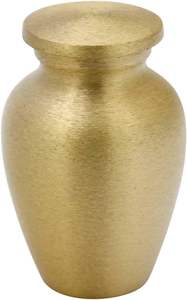 Urne funéraire pour animaux de compagnie, mini urne commémorative moderne en métal pour cendres, vase de table, cadeau - Product Image 5