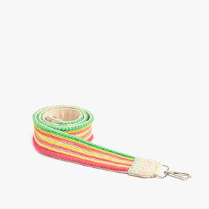 สายสะพายกระเป๋าปรับระดับได้ลายแถบสีพาสเทลหลากสี - Product Image 1