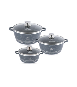 Juego de Utensilios de Cocina de 6 Piezas con Revestimiento de Granito Antiadherente de Múltiples Capas y Diseño Clásico - Product Image 3
