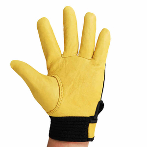 Guantes de Trabajo Mecánico de Cuero de Alta Calidad, Resistentes a Cortes y Antideslizantes, para Construcción, Gran Venta - Product Image 3