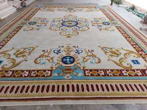 Alfombra de Lana de Pelo Largo de Lujo, Diseño Europeo, Hecha a Mano, Personalizada para Comedor - Product Image 3