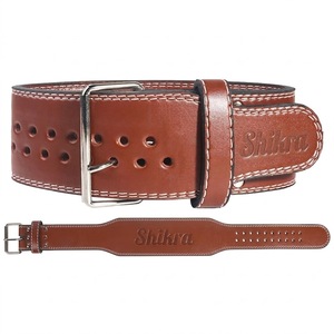 Ceinture de musculation en cuir avec logo personnalisé, ceinture de soutien robuste pour la salle de sport, fabricant de ceintures de sécurité pour la remise en forme - Product Image 3