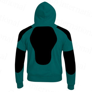 Hoodie de moto en Kevlar, directement de l'usine, avec protection en fibre d'aramide et armure CE - Product Image 5