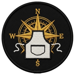Écusson brodé personnalisé pour insignes maçonniques, en fil d'or, pour tablier maçonnique, badge couronne de laurier, logo blason pour blazer uniforme maçonnique G - Product Image 3