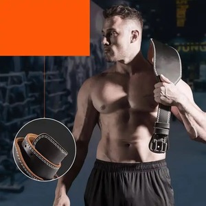 Real Cow Leather Customize Leather Weightlifting <b>Belt</b> Best Selling Latest Design Unisex Leather Weightlifting <b>Belts</b> - Product Image 2