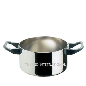 Juego de utensilios de cocina de 6 piezas listo para inducción de Metal de acero inoxidable, ollas y sartenes, sartén para salsa - Product Image 3