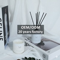 Coffret Cadeau Luxe Éco-responsable pour Mariages et Événements : Bougie Parfumée et Diffuseur à Bâtonnets Parfumés