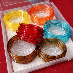 ผู้หญิงและเด็กผู้หญิงชอบกำไลแก้วแฟชั่นที่ทันสมัย ผู้หญิงโดยเฉพาะชอบสวมกำไลในงานแต่งงาน งานฝีมือจากเรซิ่น - Product Image 5