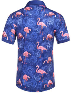 Nouveaux polos en coton personnalisés pour hommes, sublimation, vente flash, meilleur prix, séchage rapide, dernier design, polos sublimés pour hommes - Product Image 6