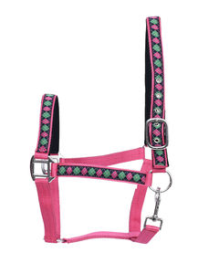 Cabestro de Nylon Acolchado Personalizado con Forro de Felpa Suave, Ajustable y Duradero para Montar a Caballo - Product Image 2