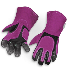 Industrial Construction Fireproof Welder <b>Gloves</b> Kevlar Lining Custom Logo High Quality Cowhide Leather Tig Welding <b>Gloves</b> - Product Image 5