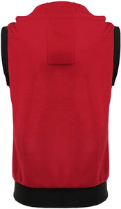 Sudadera con capucha sin mangas con cremallera de alta calidad para hombre, sudadera con capucha multicolor personalizada con cremallera, sudaderas y sudaderas con capucha básicas para hombre, mezcla de algodón - Product Image 2