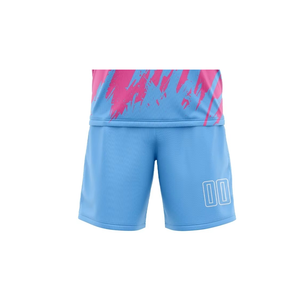 Uniforme de Fútbol Personalizado, 100% Poliéster, Impresión por Transferencia de Calor, Transpirable, de Secado Rápido, Camiseta de Fútbol, Pantalones Cortos con Cordón Ajustable - Product Image 3
