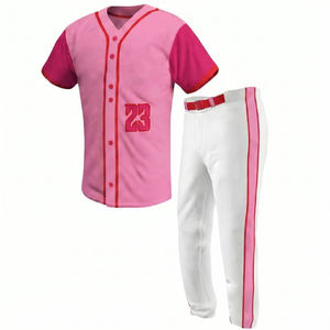 Nouvelle conception, prix abordable, uniforme de baseball pour hommes, respirant, confortable, tendance, entièrement personnalisable, uniforme de baseball avec des matériaux durables. - Product Image 4