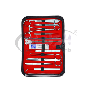 Kit de dissection d'anatomie de grenouille 20 pièces, pinces en acier, instruments en plastique, certifié CE, kit chirurgical par Blush Surgical - Product Image 2