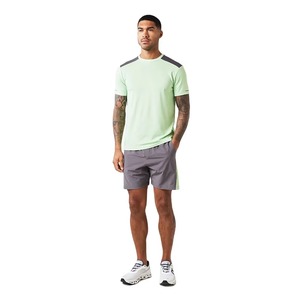 Conjunto de Camiseta y Pantalones Cortos de Algodón a Rayas para Hombre, Ropa Casual de Verano, Transpirable, Blanca - Product Image 4