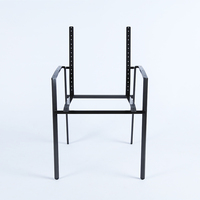 Pieds de chaise en fer à succès pour remplacement, design moderne de haute qualité pour chaises de salle à manger, idéal pour hôtels, cuisines, écoles et entrepôts