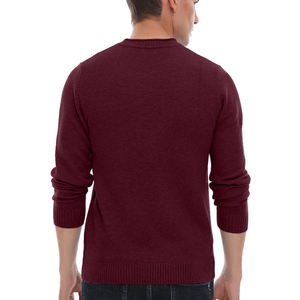 Suéter Cárdigan de Punto para Hombre, Manga Larga, Cálido para Invierno, Informal, con Logotipo Frontal, OEM/ODM Disponible, Mezcla de Algodón Básico - Product Image 2