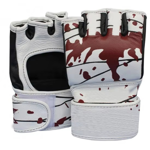 Gants de cyclisme en cuir de qualité supérieure à demi-doigts avec rembourrage en gel pour la protection des paumes, sangle de poignet réglable, protection UV - Product Image 3
