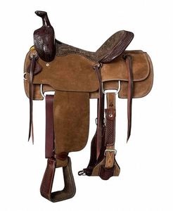Selle de cheval de qualité supérieure, durable, respirante et légère, idéale pour le travail à la ferme et la pratique de l'équitation en extérieur, en promotion auprès du fournisseur. - Product Image 1