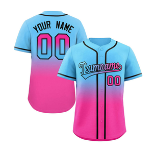 Camiseta de béisbol personalizada para hombre, con botones, transpirable, de poliéster y algodón, para calentamiento, ropa de equipo. - Product Image 4