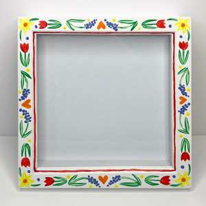 Marco de Fotos de Madera Personalizado, Diseño de Flores Amarillas, Impresión UV en Serigrafía, Uso Doméstico, Moderno y Ecológico, Gran Venta - Product Image 1