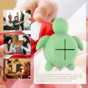 Divertente Regalo di Natale - Ganci da Cucina Autoadesivi in Silicone a Forma di Tartaruga Marina per Donne, Uomini, Amici, Sorelle, Mamme - Product Image 2