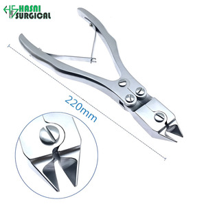 Cisaille à cage en acier inoxydable, ciseaux à maille et à câble, coupe-fil à double articulation, instruments chirurgicaux orthopédiques - Product Image 2