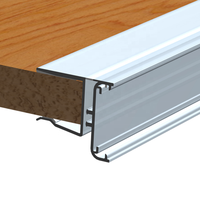 Support d'étiquette électronique Meethope ESL en plastique pour étagère, compatible avec les étagères plates de 18 à 25 mm d'épaisseur, pour Pricer ou Hanshow
