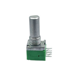 Haute qualité 9mm en plastique isolé arbre linéaire B10K Union fabriqué en usine faveur Offre Spéciale potentiomètre rotatif manchon rhéostats - Product Image 6