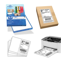 Papier adhésif Evergreen pour imprimer des étiquettes de produit auto-adhésives transparentes à jet d'encre A4 vierge