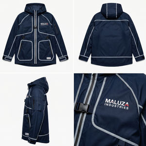 Veste de chasse tactique pour homme, imperméable, équipement de terrain extérieur avec capuche et sangles de poitrine MALUZA INDUSTRIES - Product Image 6