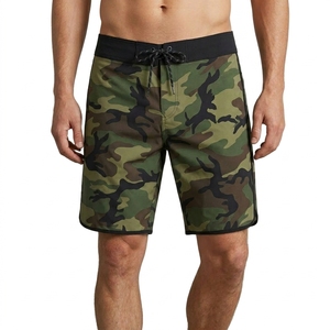 Shorts de bain décontractés pour hommes à imprimé camouflage, séchage rapide, avec cordon de serrage à la taille - Product Image 2