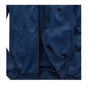 Conjunto Deportivo para Hombre Color Granate con Chaqueta y Pantalones de Chándal Transpirables de Poliéster con Bolsillos Laterales, Ropa Deportiva Casual - Product Image 2